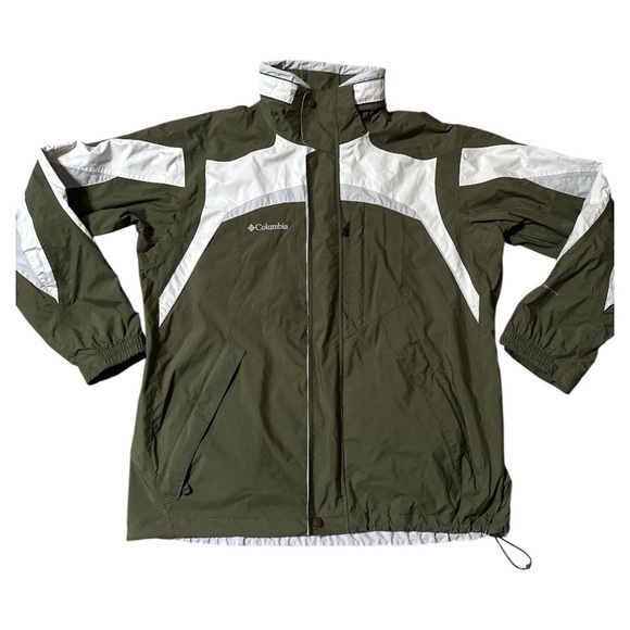 Men’s Columbia, size Large, Interchange 3-in-1 Jacket, Omni-tech, forest green - Picture 1 of 12
